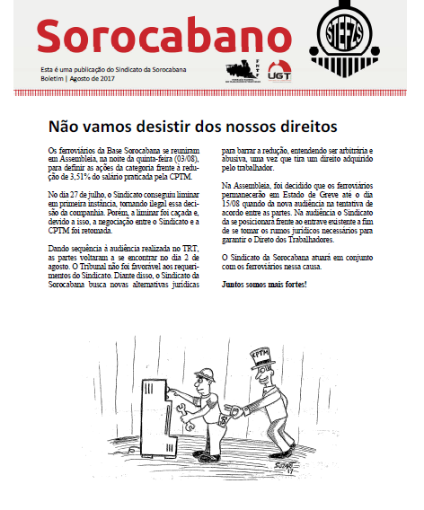 Boletim - Assembleia CPTM